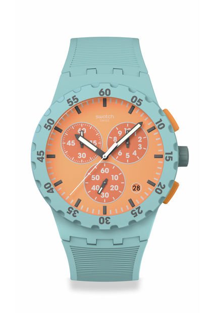 Relojes Swatch Unisex JUICY APRICOT. Silicona Verde SUSL401