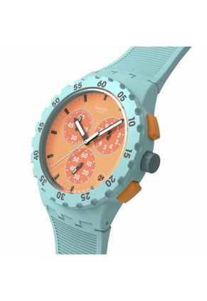 Relojes Swatch Unisex JUICY APRICOT. Silicona Verde SUSL401