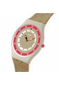 Relojes Swatch Unisex CORAL DUNES. Cuero Beige SS09T102 de Swatch