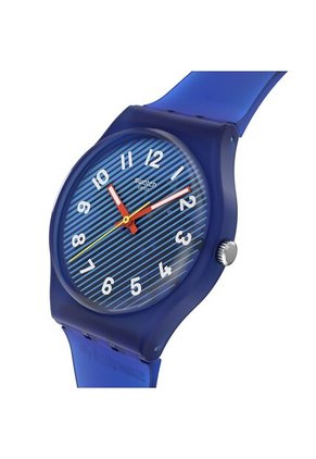 Reloj Swatch Unisex Wavelengths Of Water. Silicona Azul SO28S107