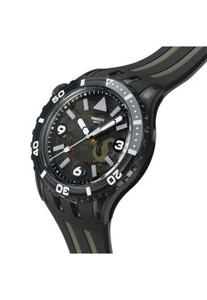 Reloj Swatch Unisex Black Sea Nettle. Silicona Negro SSCU09B100