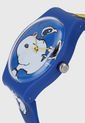 Reloj Azul-Blanco-Amarillo Swatch de Swatch