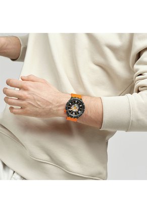 Reloj Swatch Unisex Fall-Iage. Silicona Naranja SB03G107