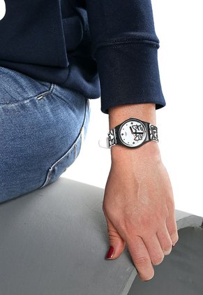 Reloj Blanco-Negro Swatch