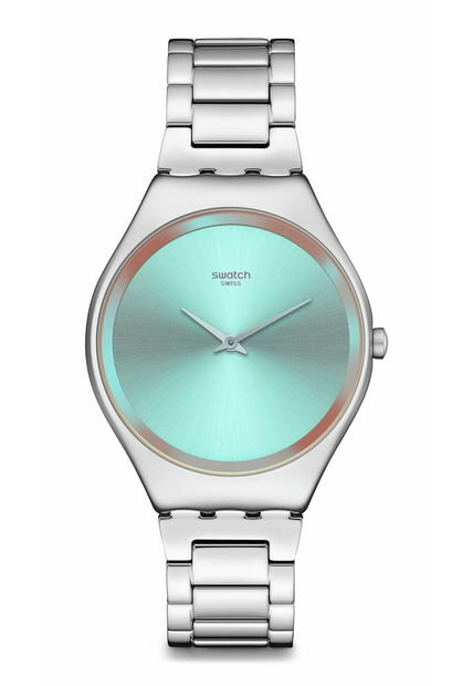 Relojes Swatch Unisex THE GLOW OF IRONY. Acero Inoxidable Plateado SYXS155G