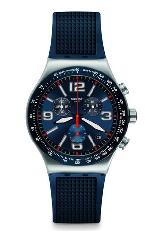 Swatch - Reloj Swatch Unisex Blue Grid/YVS454 - Azul