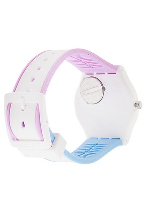 Reloj Blanco-Azul Celeste-Rosado Swatch
