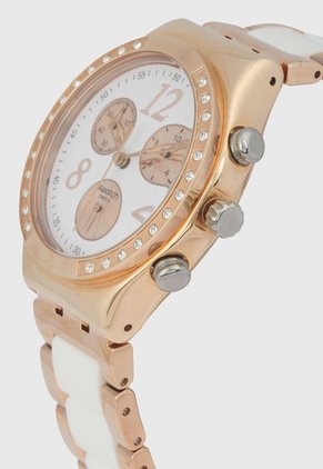 Reloj Oro Rosa-Blanco Swatch