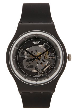 Reloj Negro-Plateado Swatch