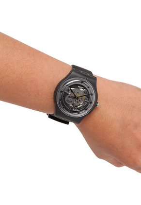 Reloj Negro-Plateado Swatch