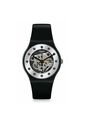 Reloj Swatch Unisex Silver Glam. Plástico Negro SO29B109 de Swatch