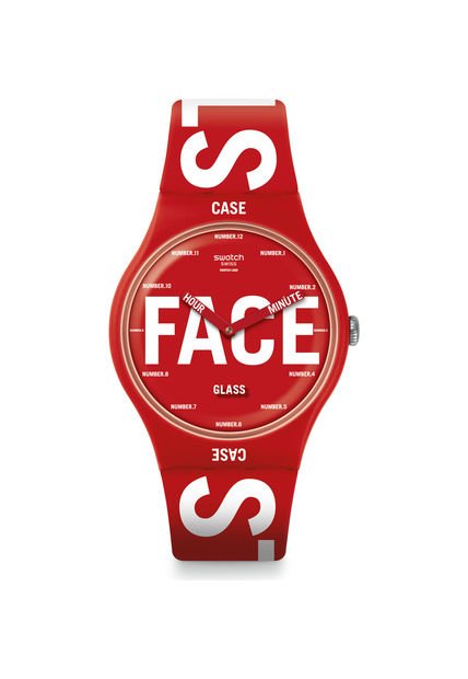 Reloj Swatch Unisex Swatchid/SUOR115 - Rojo