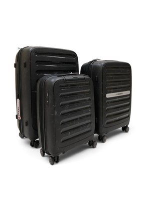 Set De 3 Maletas Swissbrand Marble-Negro