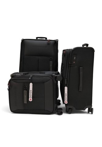 Set De 3 Maletas Swissbrand Aura-Negro SWISSBRAND