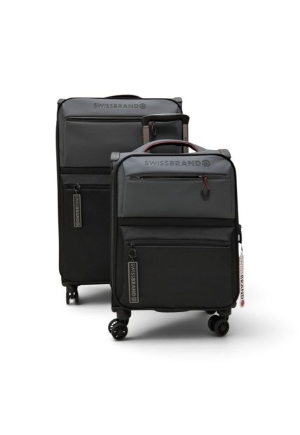 Set De 2 Maletas Swissbrand Vela-Gris Oscuro