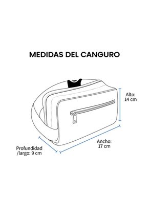 Canguro Swissbrand Tacoma-Negro
