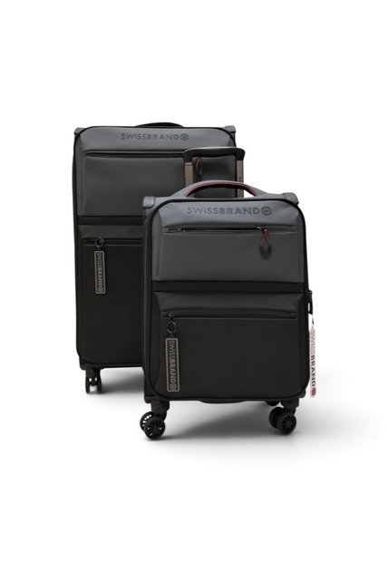 Set De 2 Maletas Swissbrand Vela-Gris Oscuro