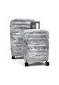 Set De 2 Maletas Swissbrand Marble-Gris de SWISSBRAND