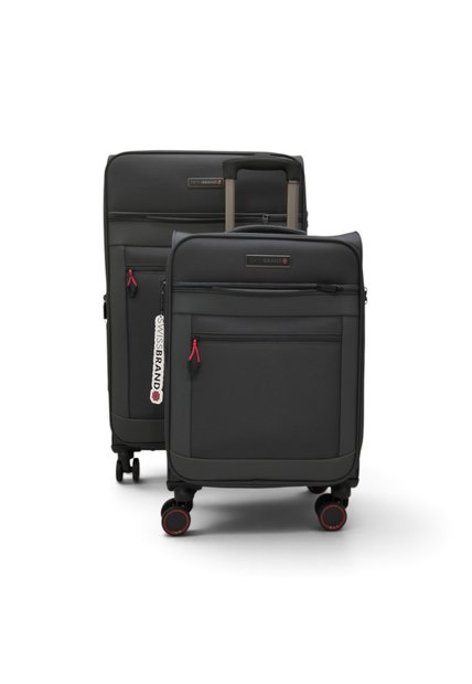 Set De 2 Maletas Swissbrand Havana-Gris Oscuro