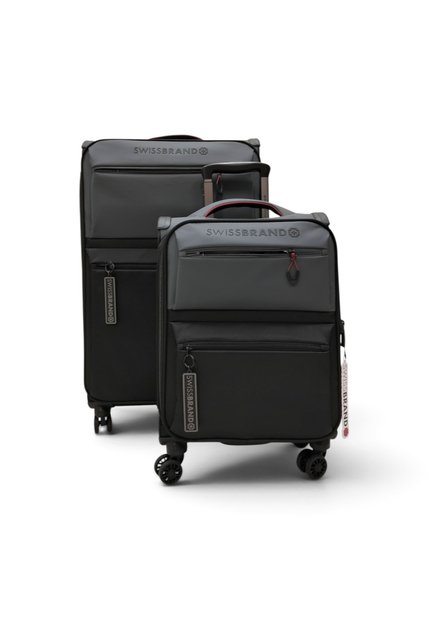 Set De 2 Maletas Swissbrand Vela-Gris Oscuro