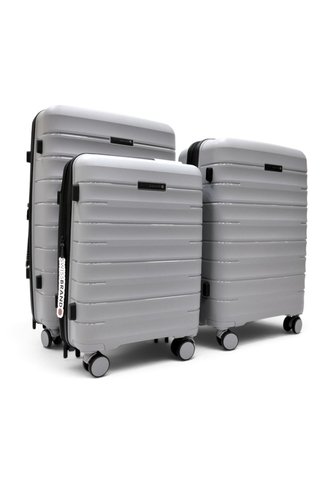 Set De 3 Maletas Swissbrand Duna-Gris SWISSBRAND
