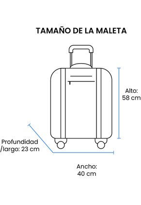 Maleta Swissbrand Askar 20-Amarillo
