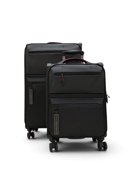 Set De 2 Maletas Swissbrand Vela-Negro