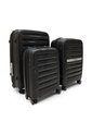 Set De 3 Maletas Swissbrand Marble-Negro de SWISSBRAND