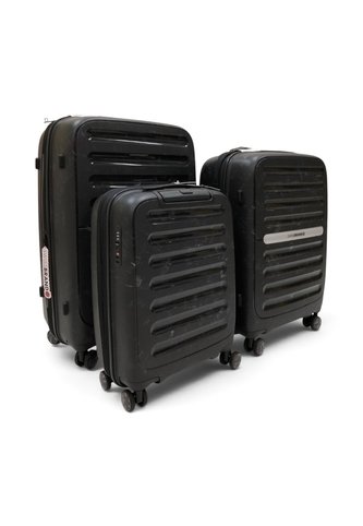Set De 3 Maletas Swissbrand Marble-Negro SWISSBRAND