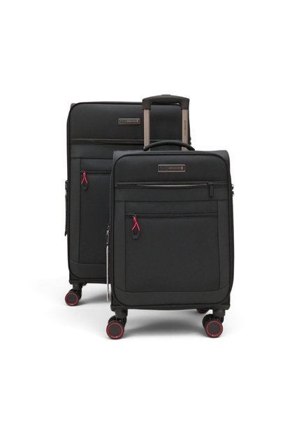 Set De 2 Maletas Swissbrand Havana-Negro