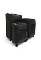 Set De 3 Maletas Swissbrand Aura-Negro de SWISSBRAND