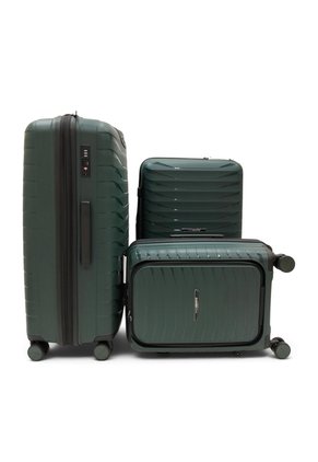 Set De 3 Maletas Swissbrand Askar 2.0-Verde Oscuro