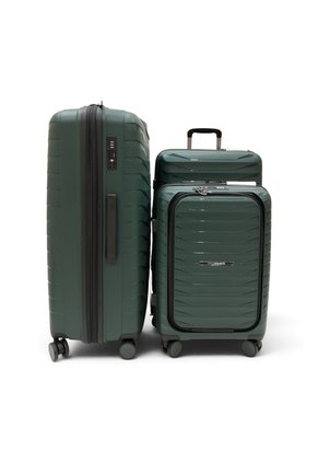 Set De 3 Maletas Swissbrand Askar 2.0-Verde Oscuro