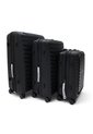 Set De 3 Maletas Swissbrand Askar 2.0-Negro de SWISSBRAND