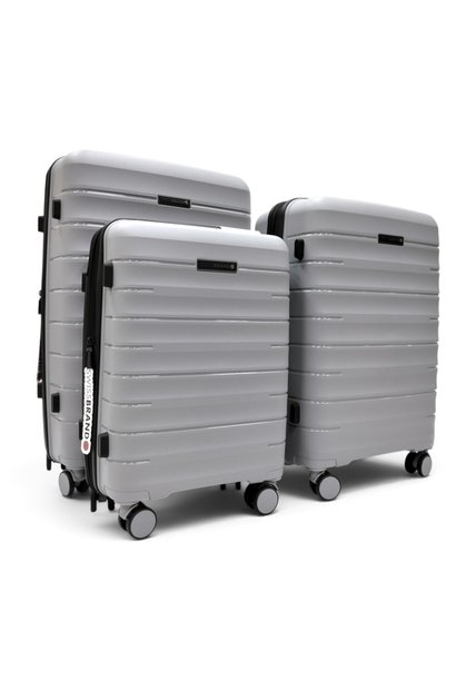 Set De 3 Maletas Swissbrand Duna-Gris