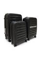 Set De 3 Maletas Swissbrand Marble-Negro de SWISSBRAND