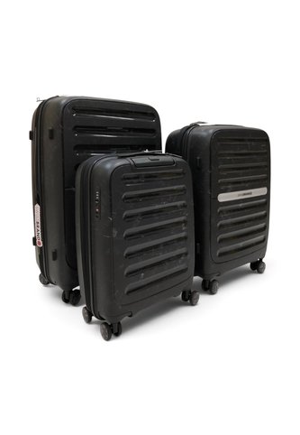 Set De 3 Maletas Swissbrand Marble-Negro SWISSBRAND