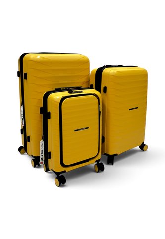 Set De 3 Maletas Swissbrand Askar 2.0-Amarillo SWISSBRAND