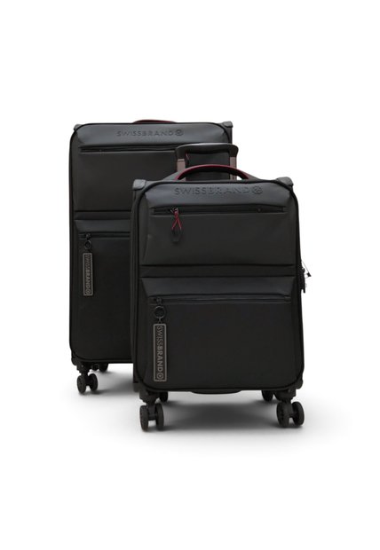Set De 2 Maletas Swissbrand Vela-Negro