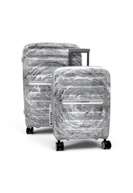 Set De 2 Maletas Swissbrand Marble-Gris