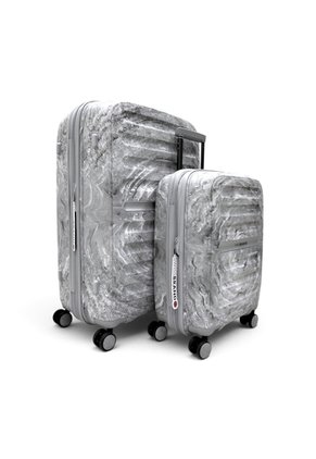 Set De 2 Maletas Swissbrand Marble-Gris