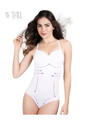 Body Control Panty Con Copa Removible Tall Para Mujer Blanco