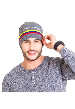 Gorro Colombia Gris Liso Tall