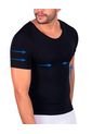 Camiseta Compresión Negra Para Hombre CHT de Tall
