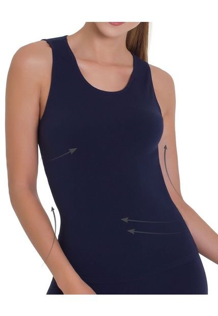 Camiseta Termica Azul Tall