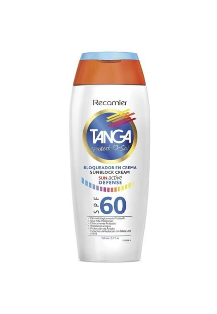 Bloqueador Tanga Crema Spf 60 Frasco X 150 Ml