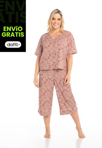 Conjunto Pijama Tania Taupe Tania