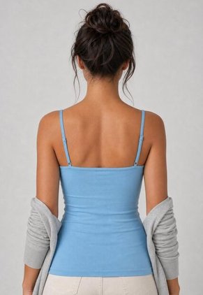 Camisilla con soporte Tania Celeste