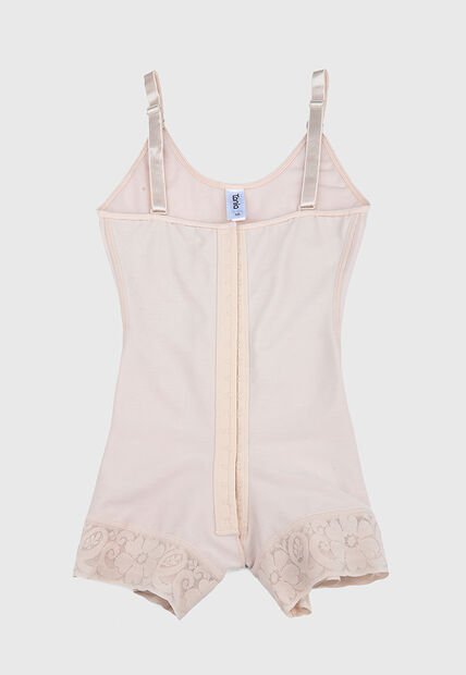 Faja Busto Libre Pantalón Corto Levanta Cola Tania Beige