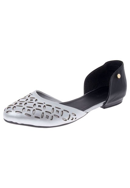 Baleta Plateado-Negro Tannino